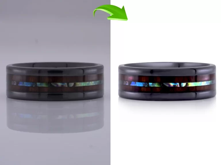 Jewelry image with high-end color correction