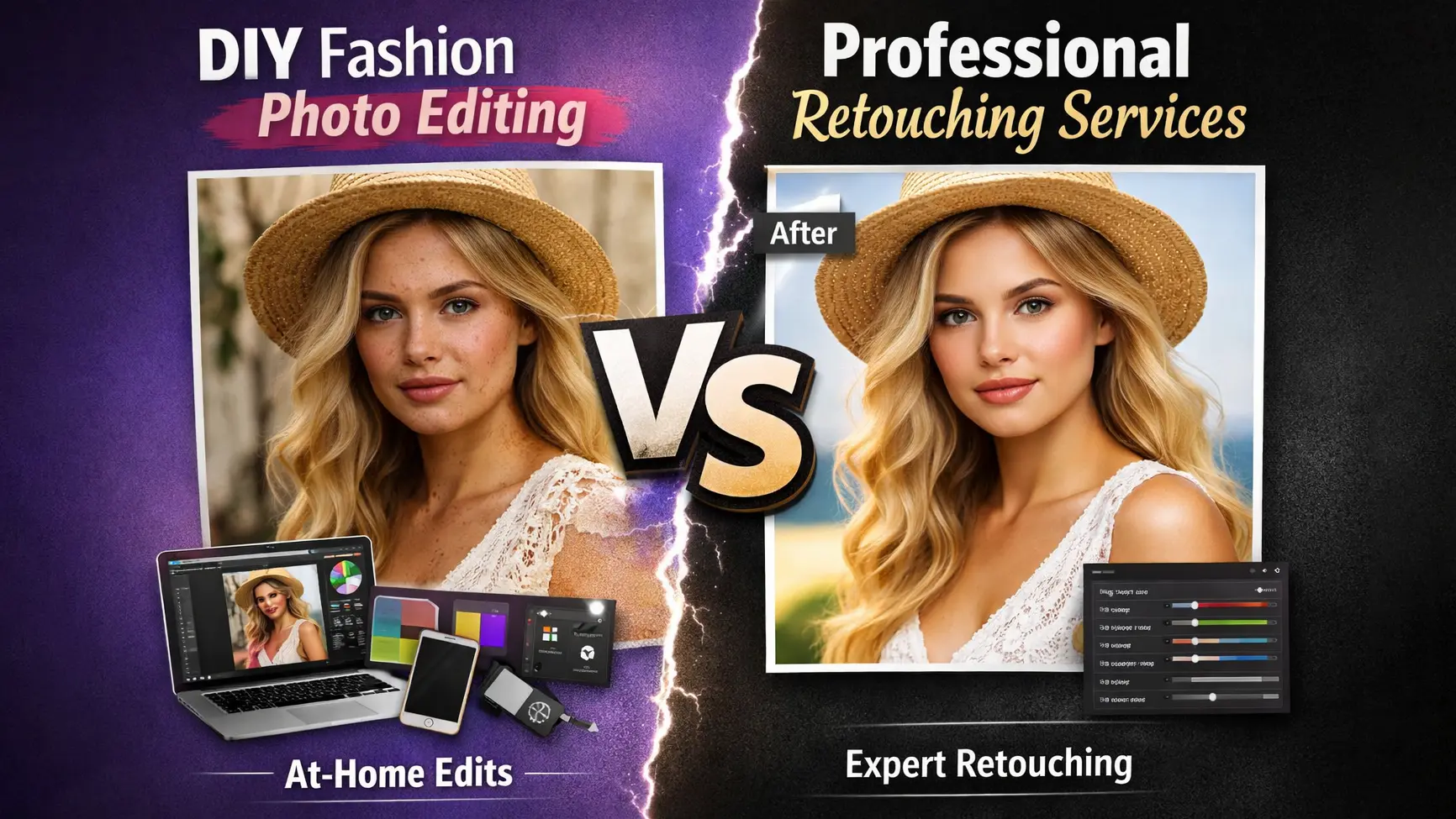 fashion photo retouching