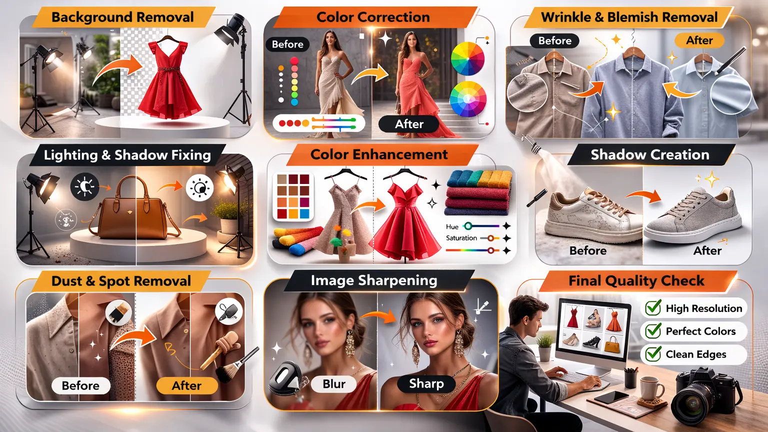 fashion photo retouching