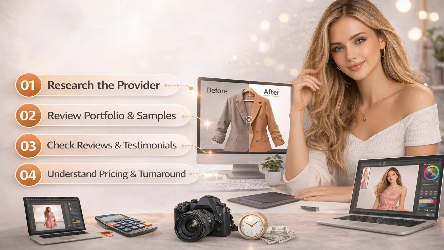 fashion photo retouching