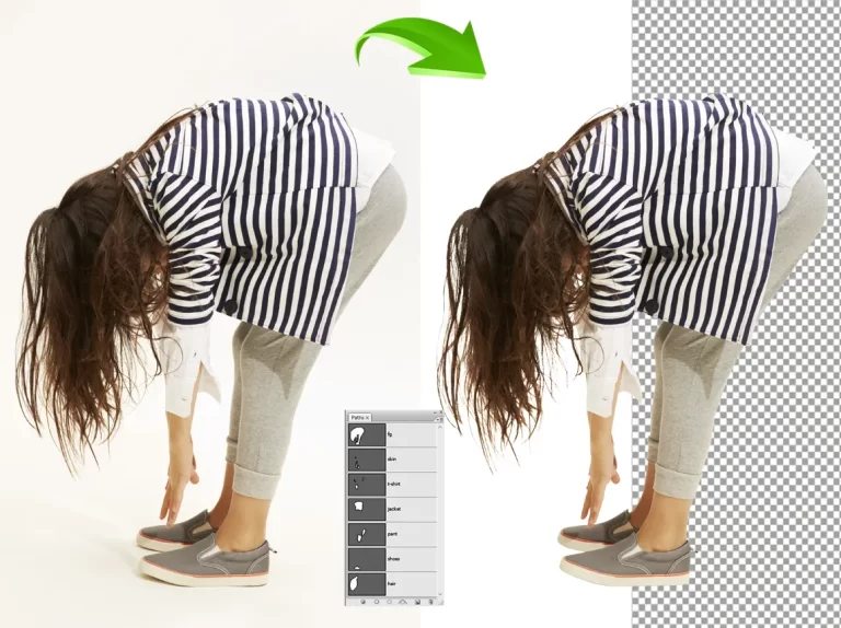 Transparent image masking for fur product