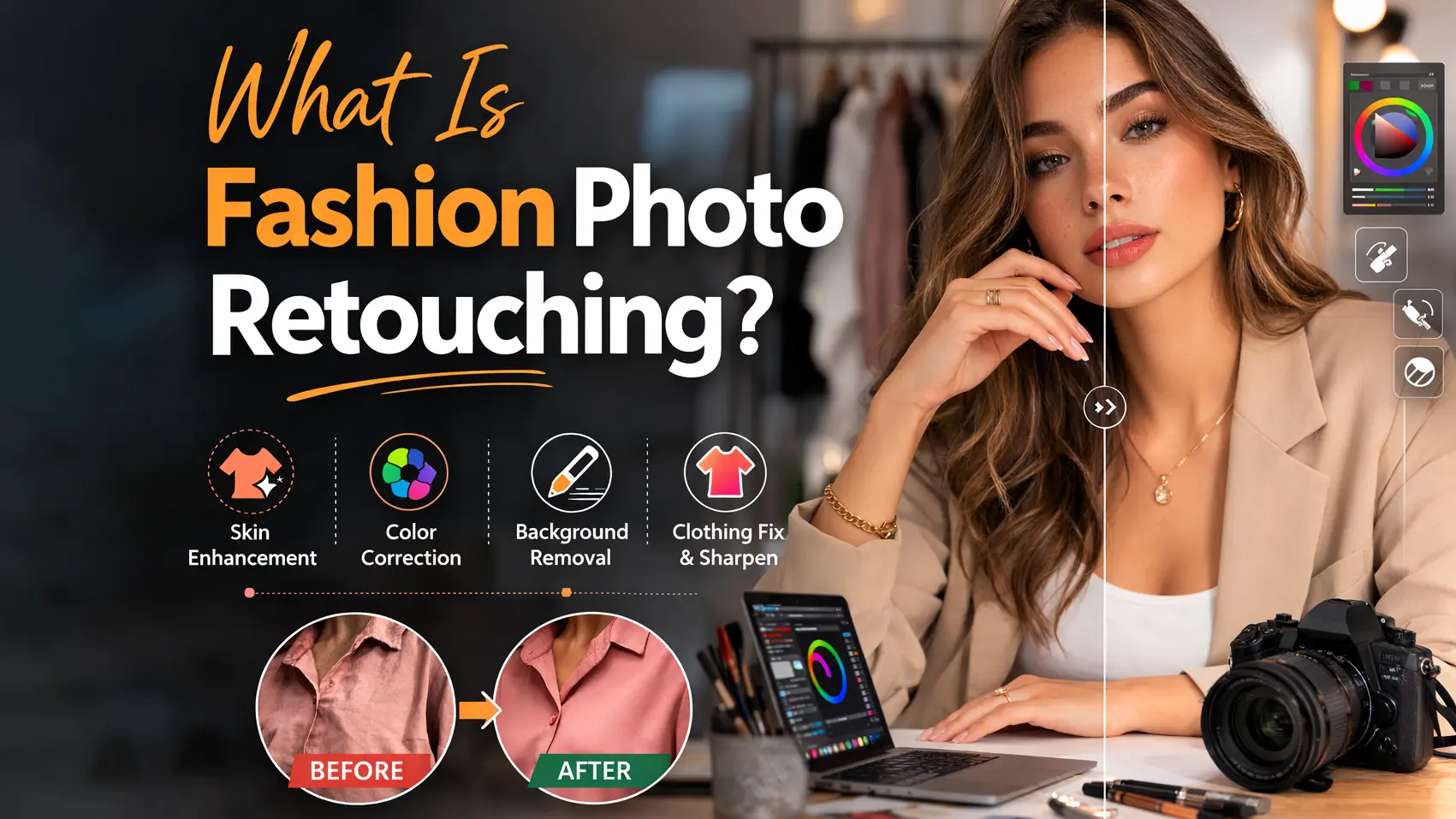 fashion photo retouching