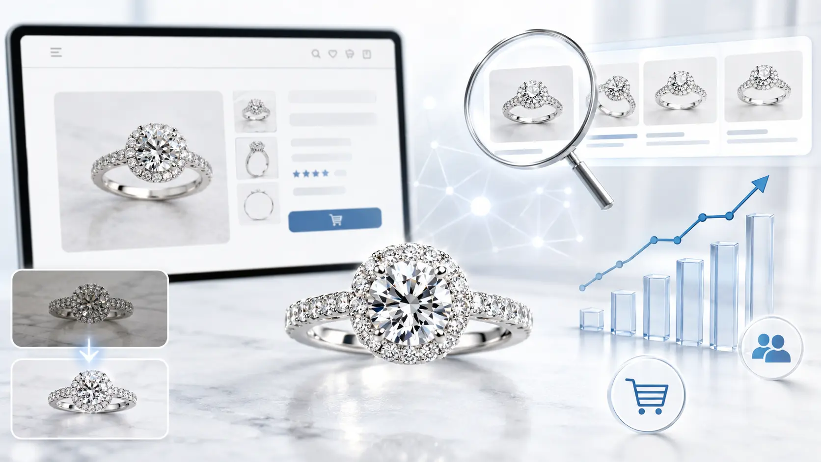 How Retouched Jewelry Photos Improve SEO and Conversion Rates