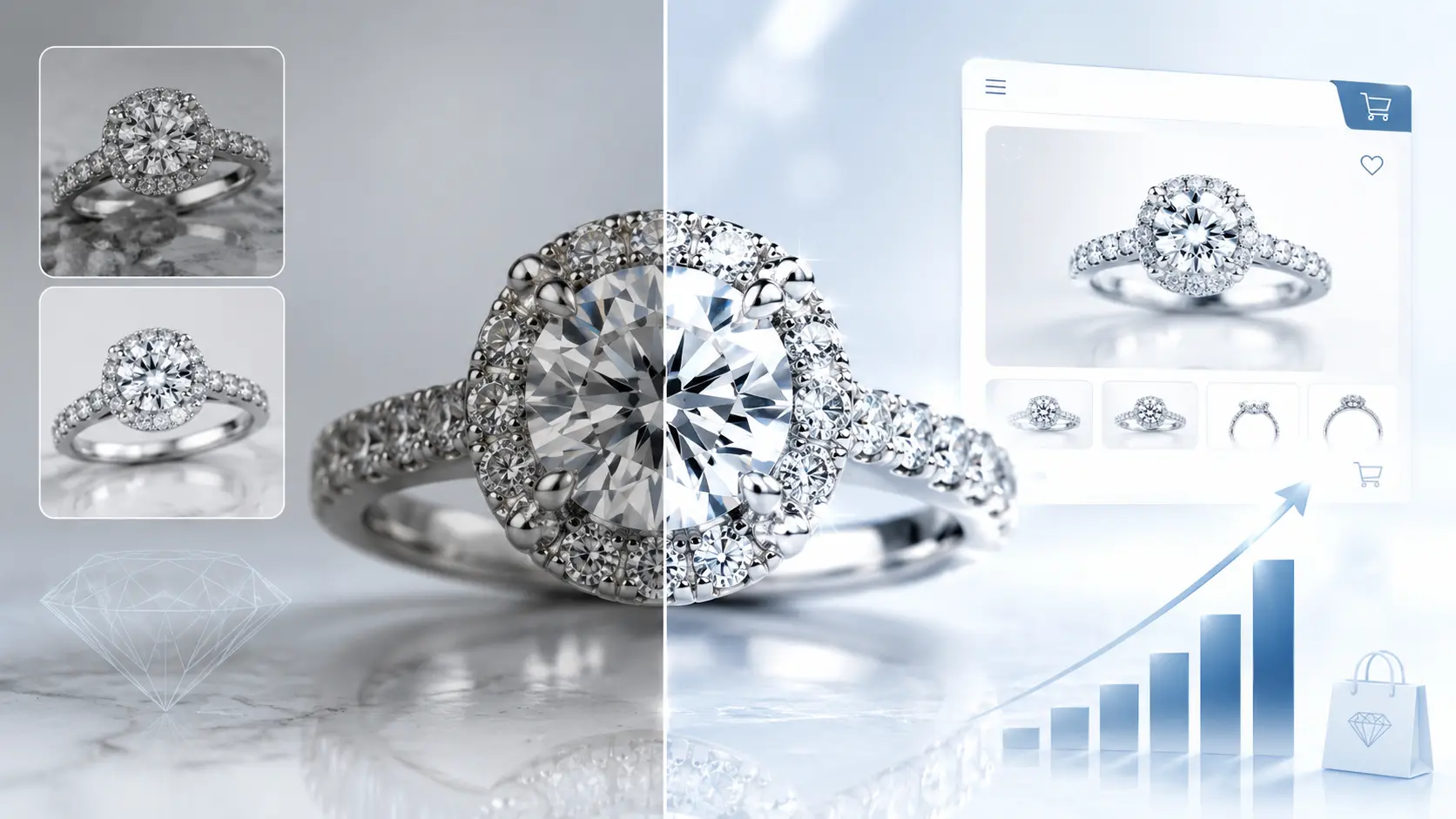 Why Diamond Photo Retouching Matters for E-Commerce