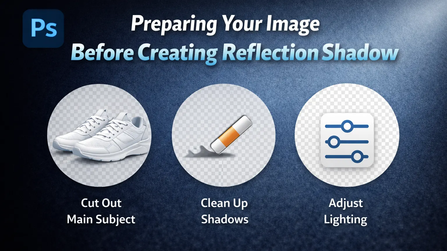 reflection shadow in photoshop