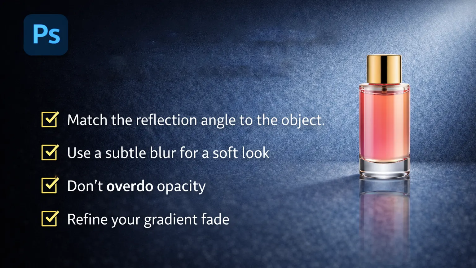 reflection shadow in photoshop