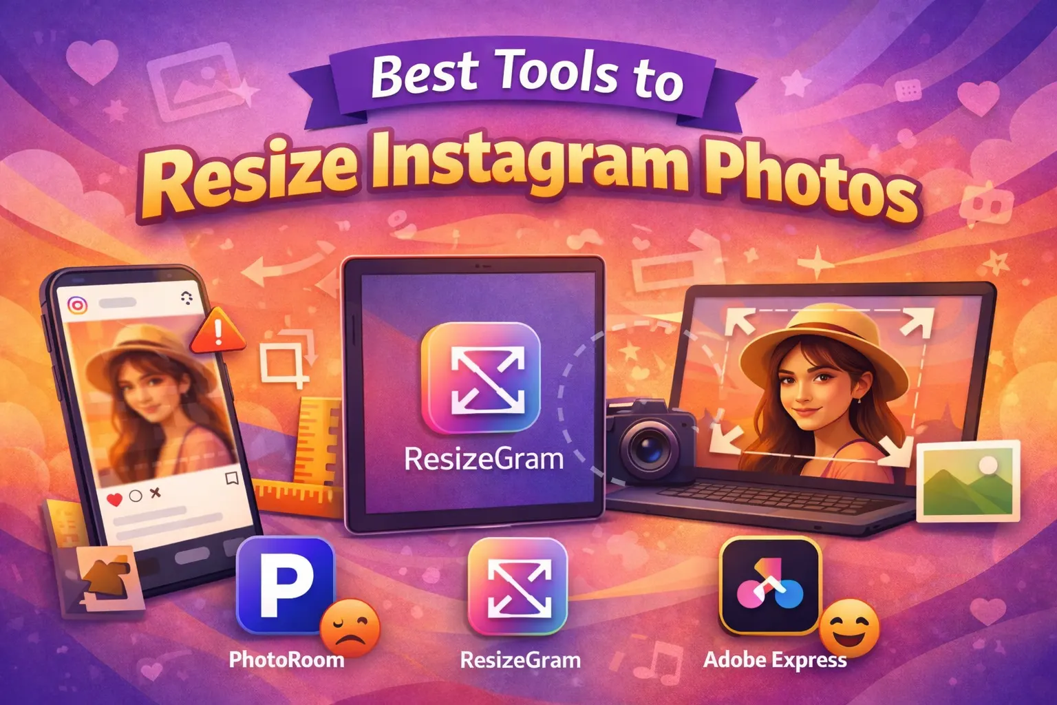 resize pictures for instagram