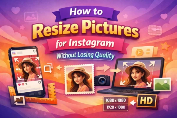 resize pictures for instagram