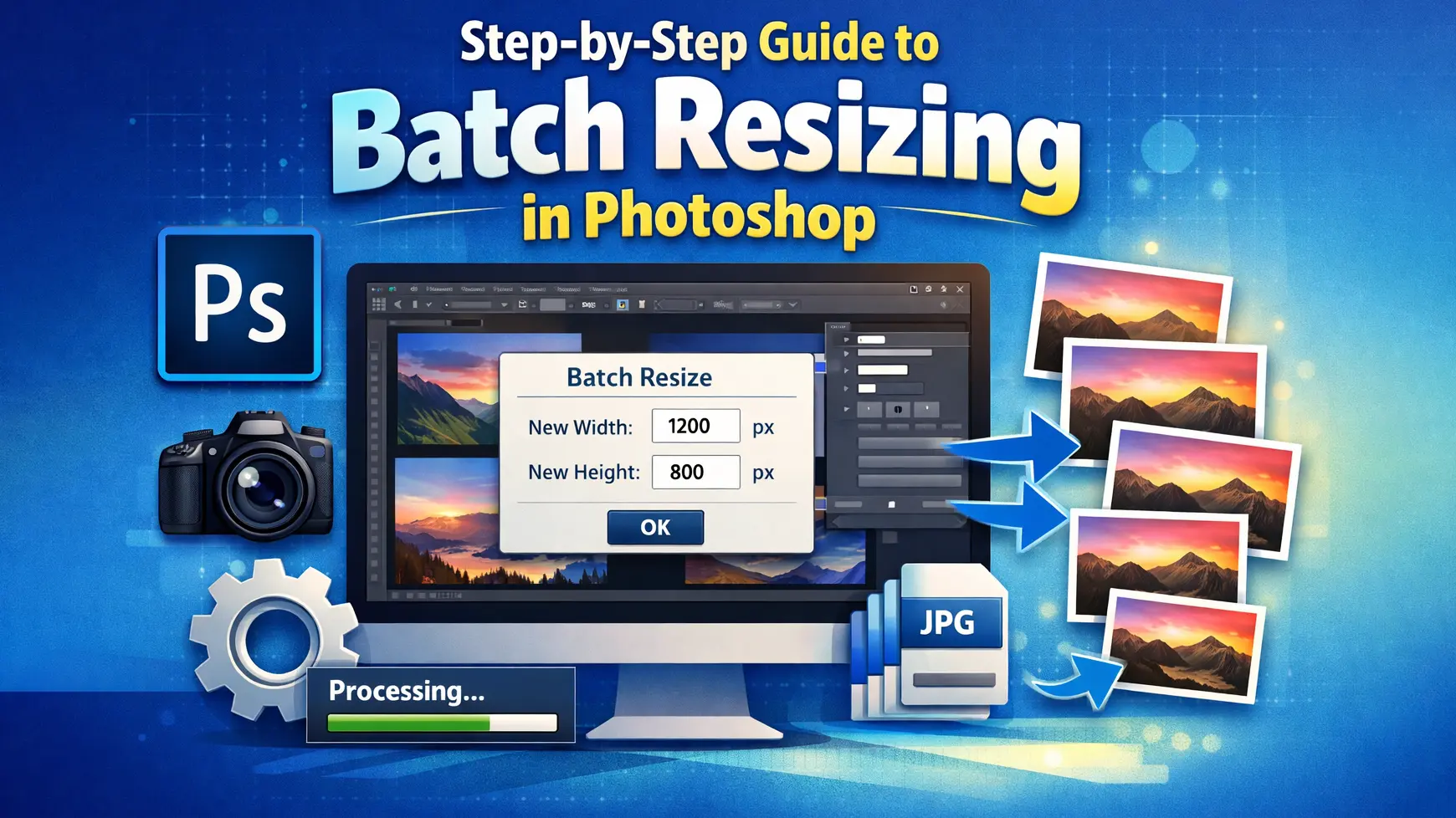 Step-by-Step Guide to Batch Resizing in Photoshop