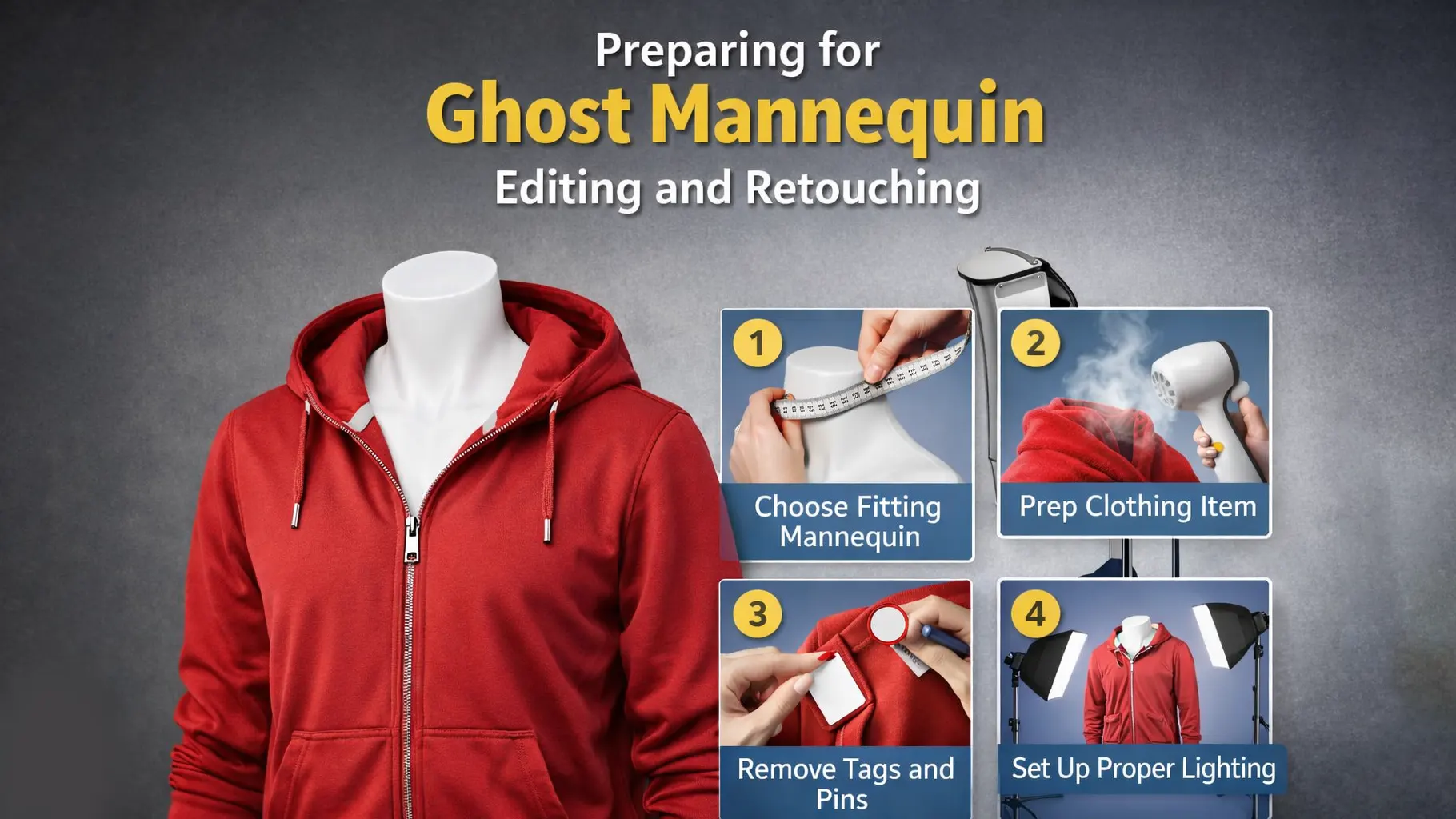 Ghost Mannequin Editing and Retouching