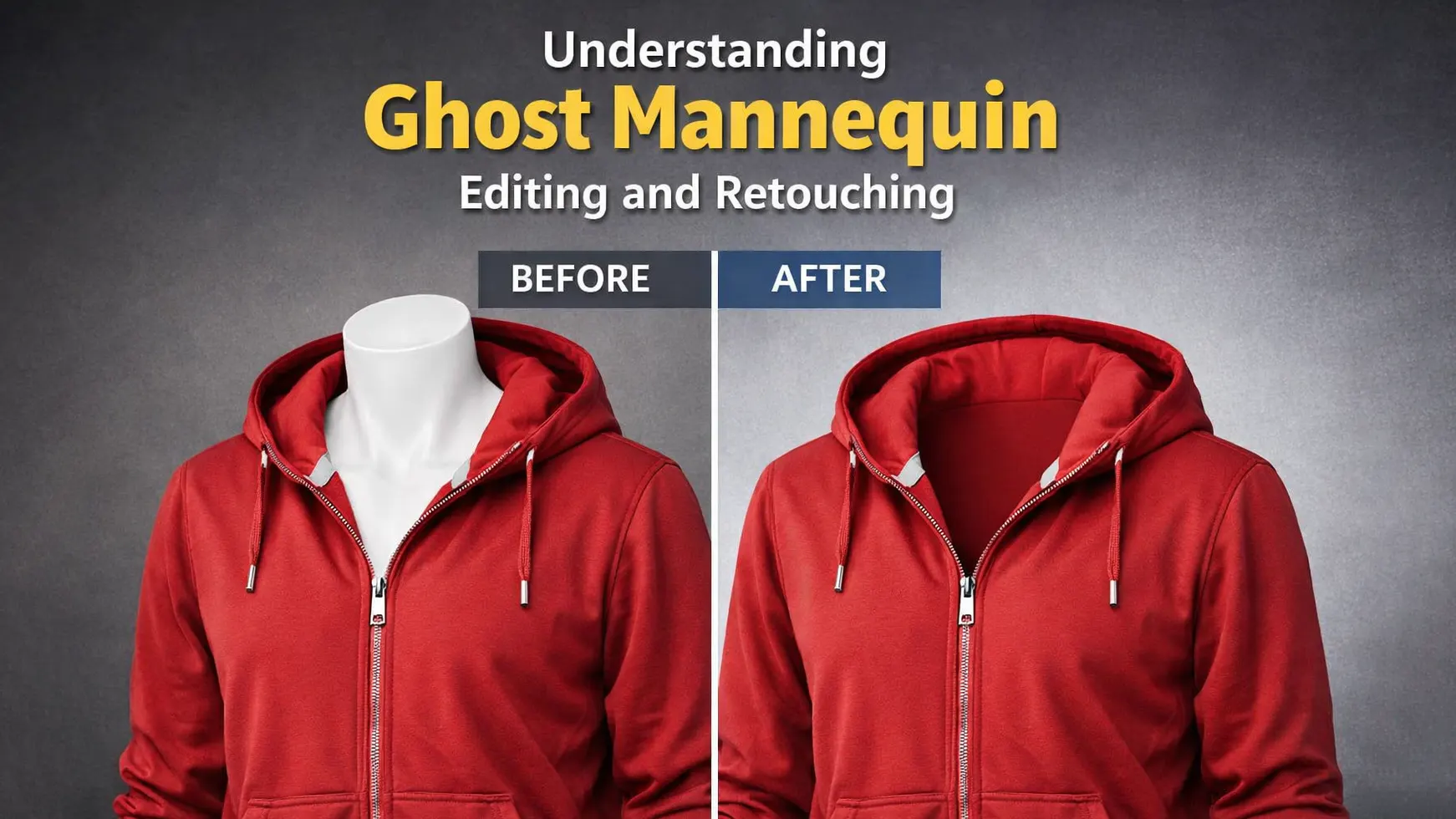 Ghost Mannequin Editing and Retouching