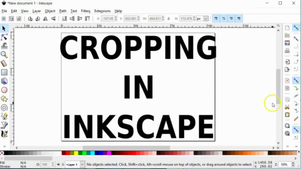 How to Crop an Image in Inkscape