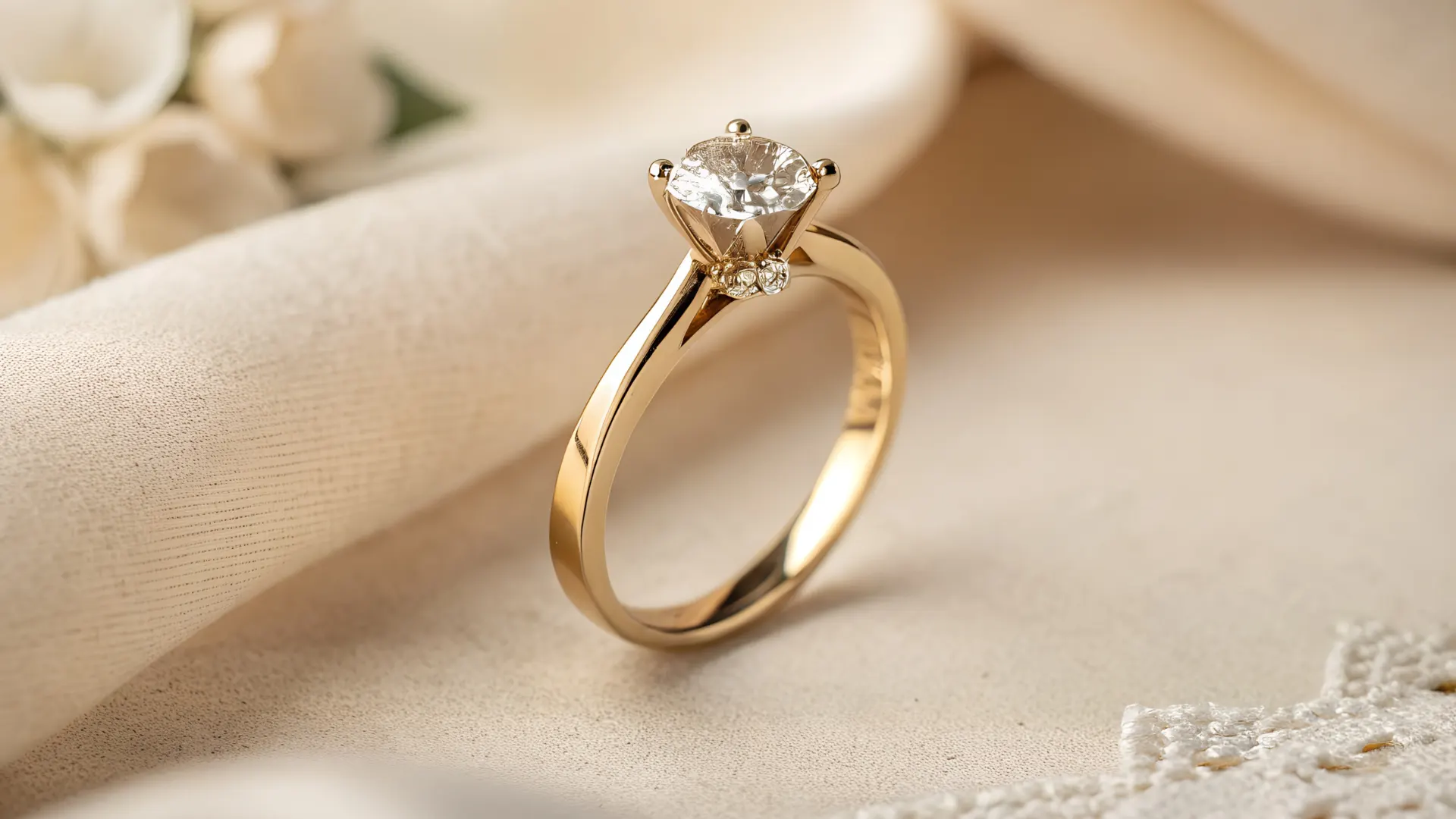 Natural Light for engagement rings photoshoot