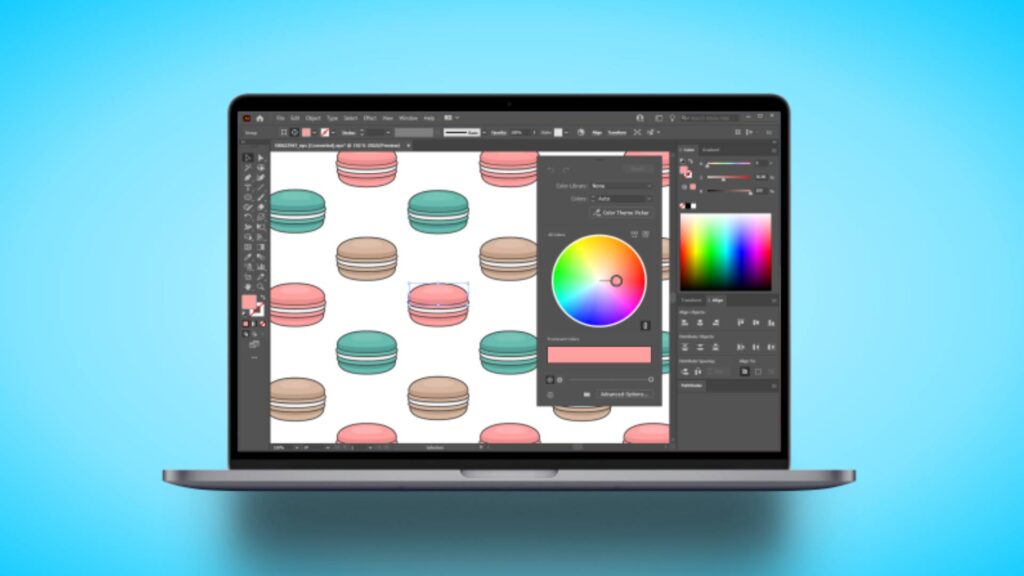 change color of image in illustrator