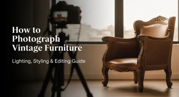 vintage furniture photography