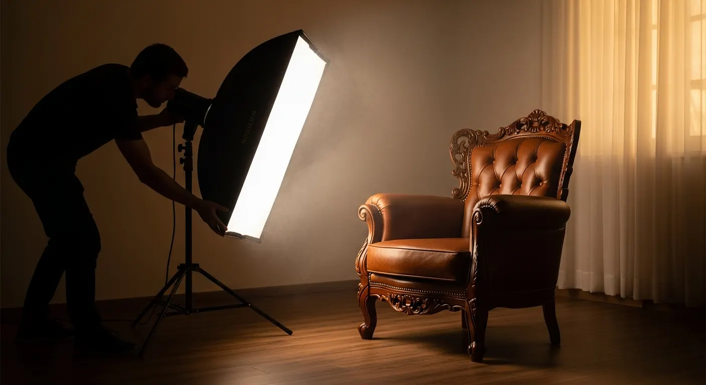 vintage furniture photography