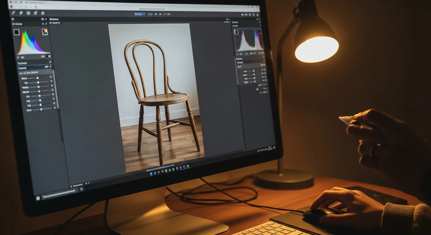 vintage furniture photography