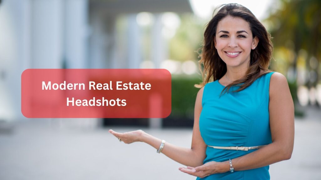 modern real estate headshots