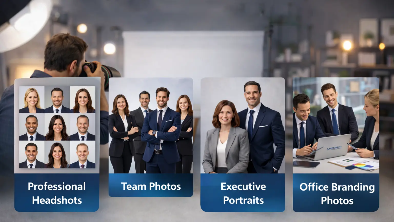 Corporate Photo Studio for Professional Headshots and Corporate Branding