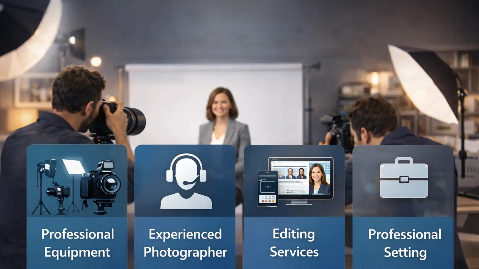 Corporate Photo Studio for Professional Headshots and Corporate Branding