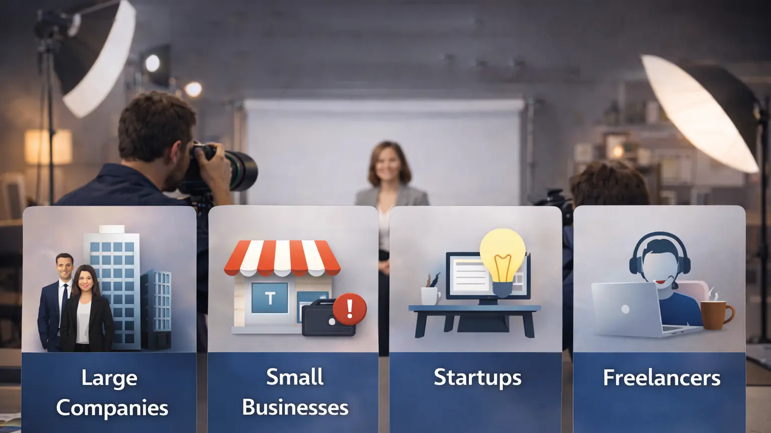 Corporate Photo Studio for Professional Headshots and Corporate Branding