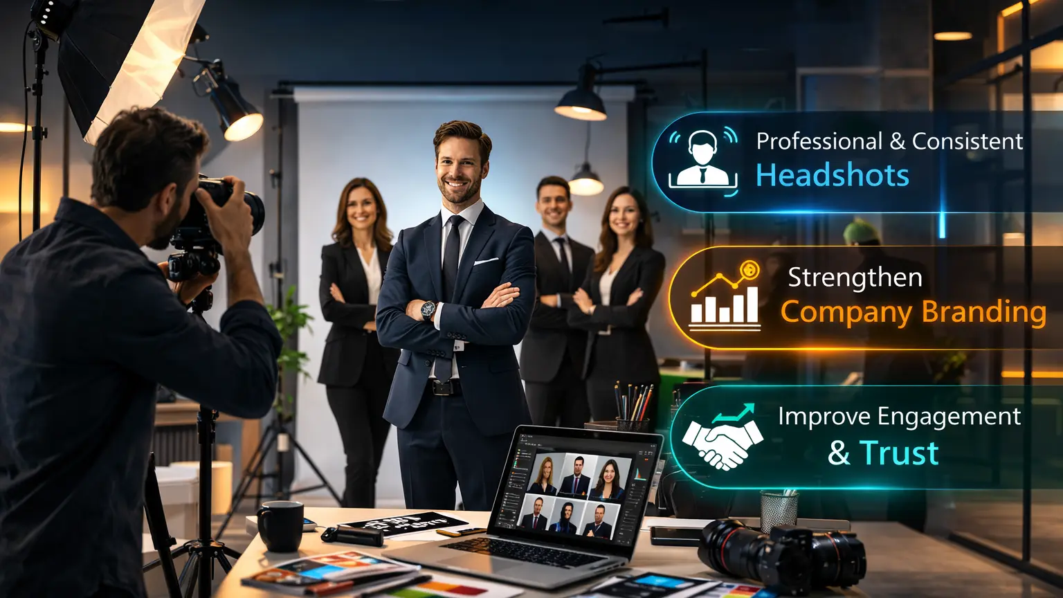 Corporate Photo Studio for Professional Headshots and Corporate Branding