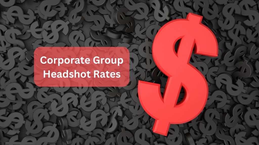 corporate group headshot rates