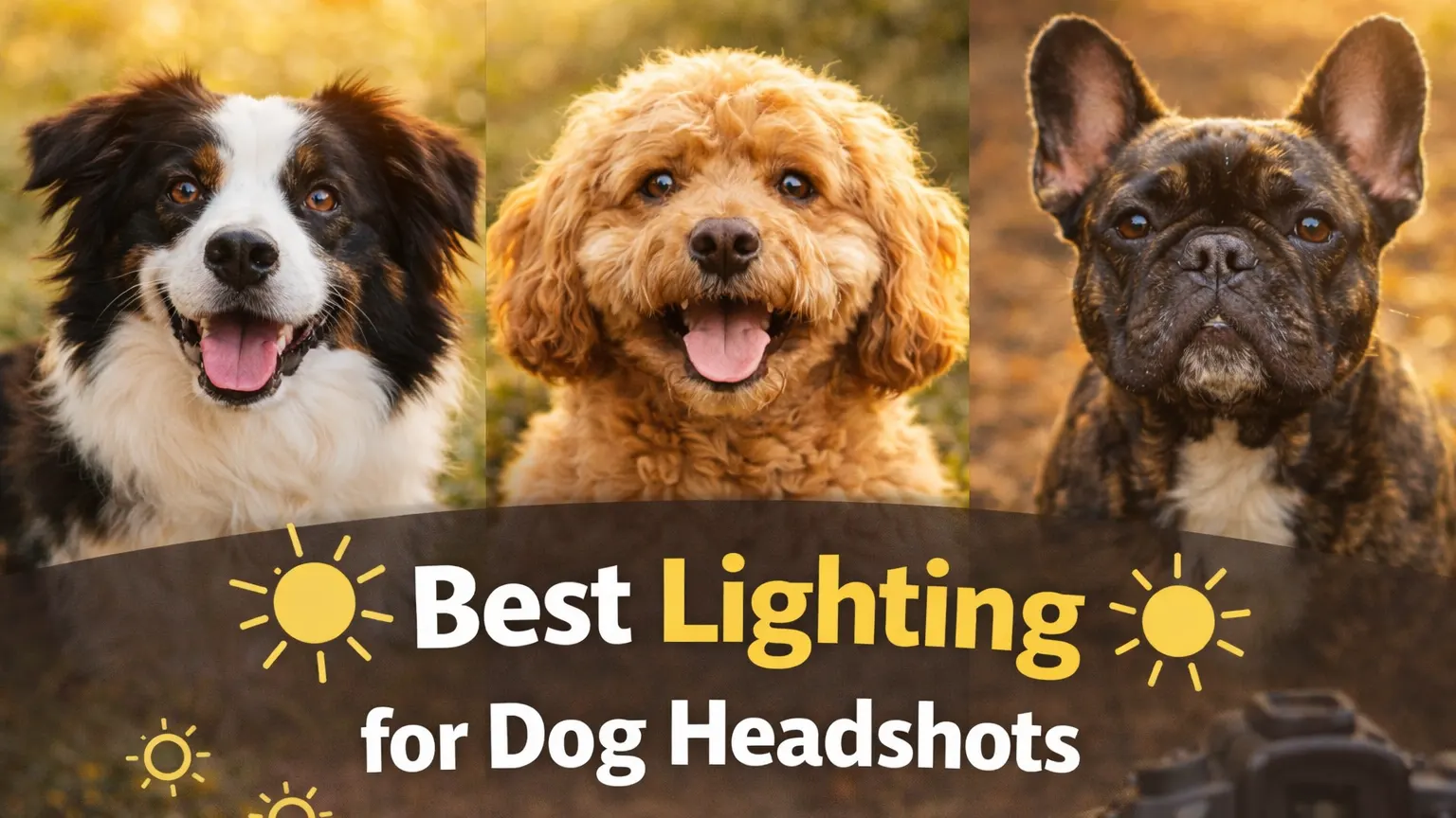 Best Lighting for Dog Headshots