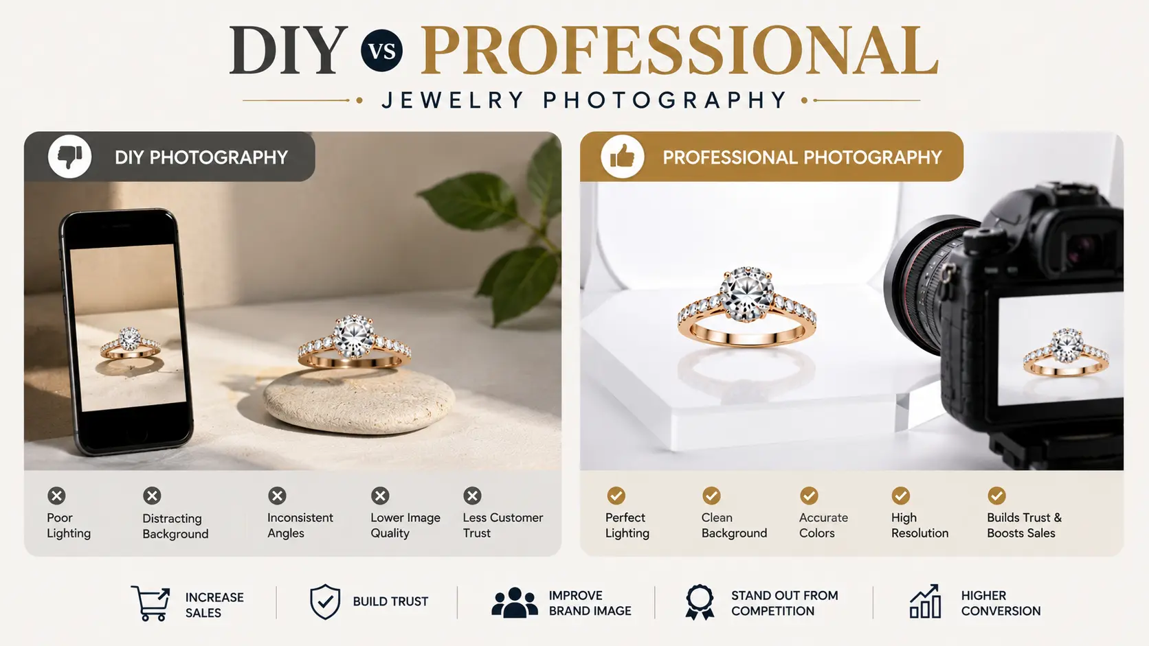 DIY vs Professional Jewelry Photography