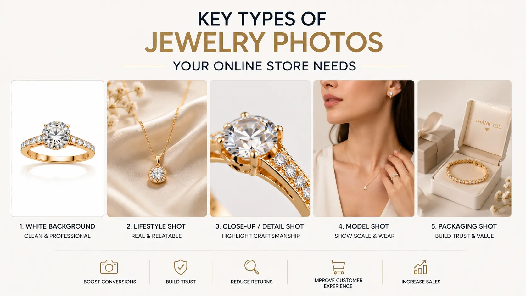 Key Types of Jewelry Photos Your Online Store Needs