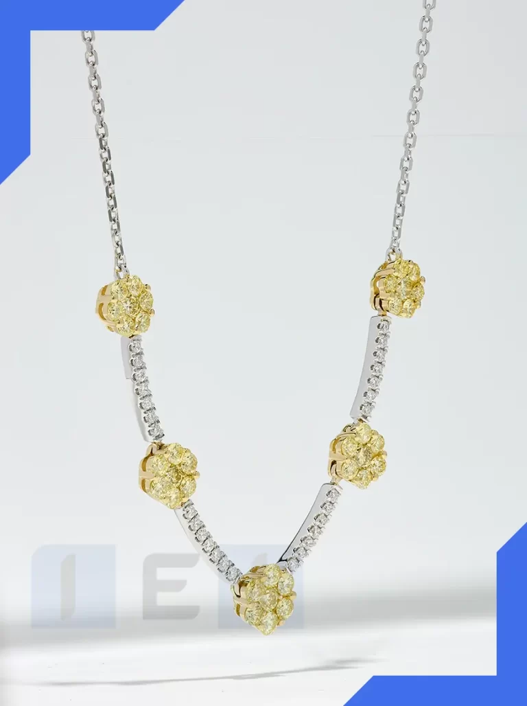 Original necklace pendant photo before retouching, showing imperfections and dull appearance