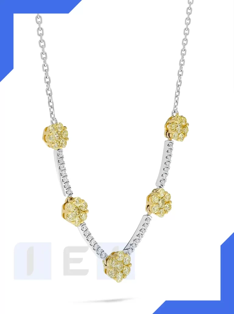 Professionally retouched necklace pendant photo with flawless finish and enhanced brilliance