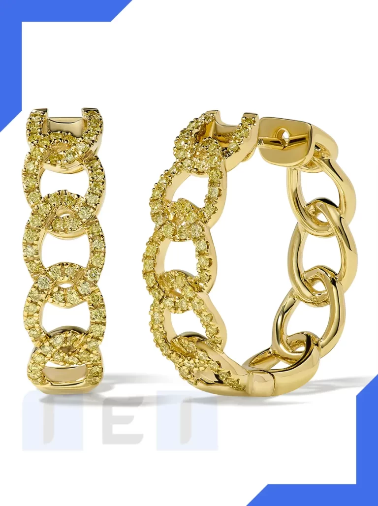 Professionally retouched earring photo with realistic shadow creation for added depth