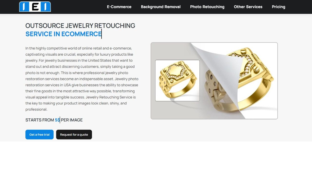 Best jewelry retouch company in USA