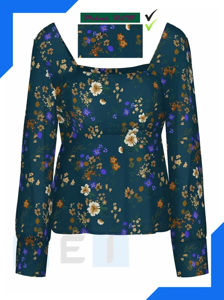 Pattern change for clothing product photo after digital editing | professional apparel design & eCommerce photo enhancement | imageexpertindia.com