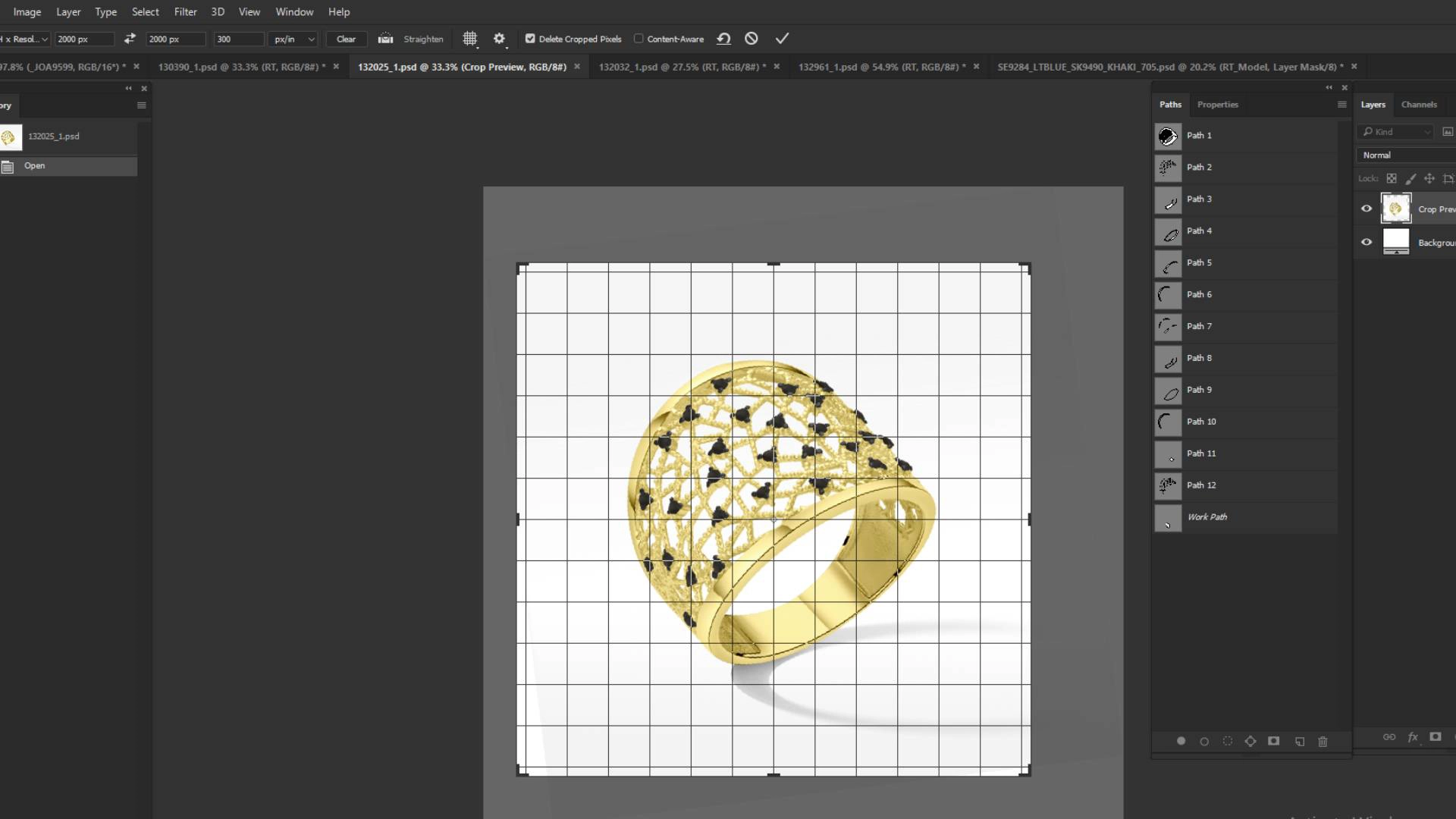 Crop a Layer in Photoshop with Rectangular Marquee Tool