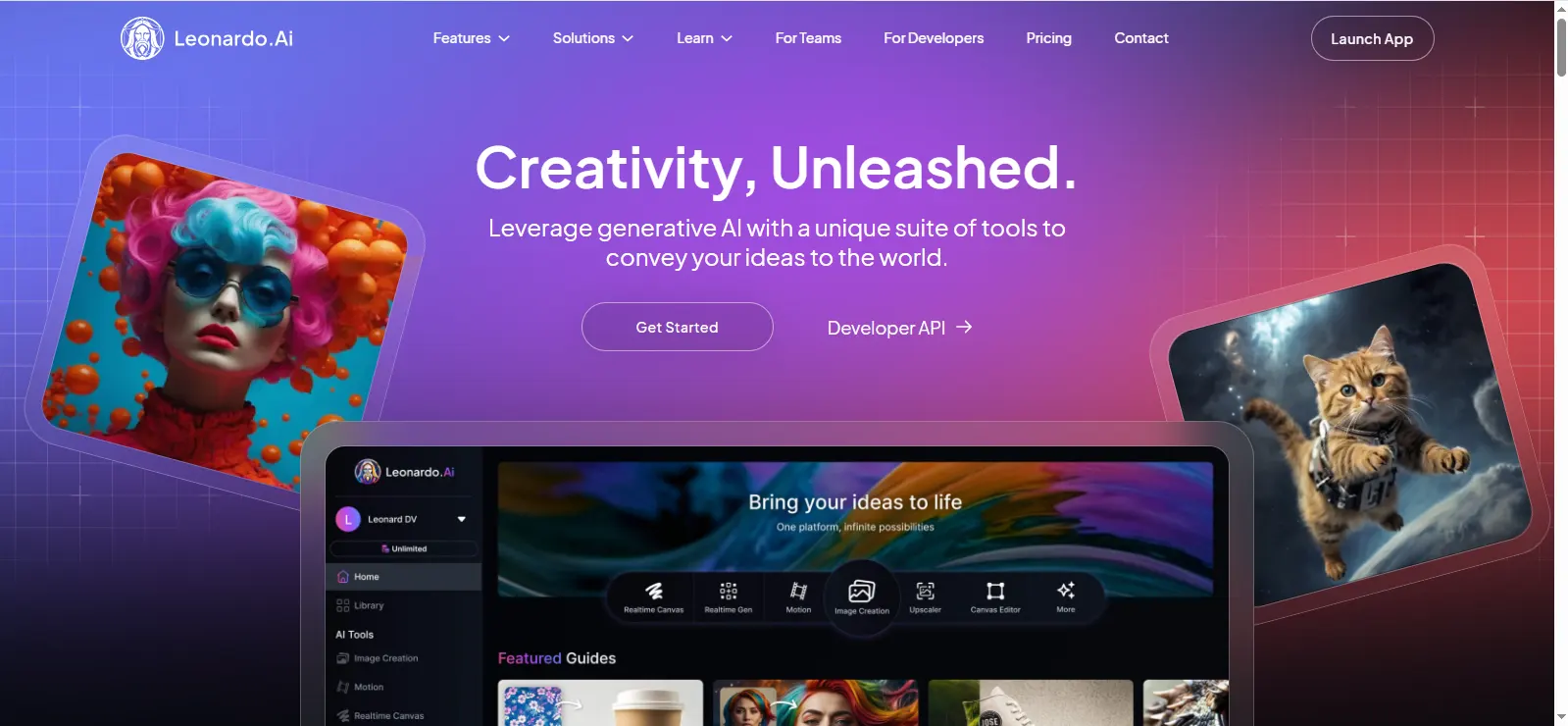 Leonardo.ai Image Generate tools