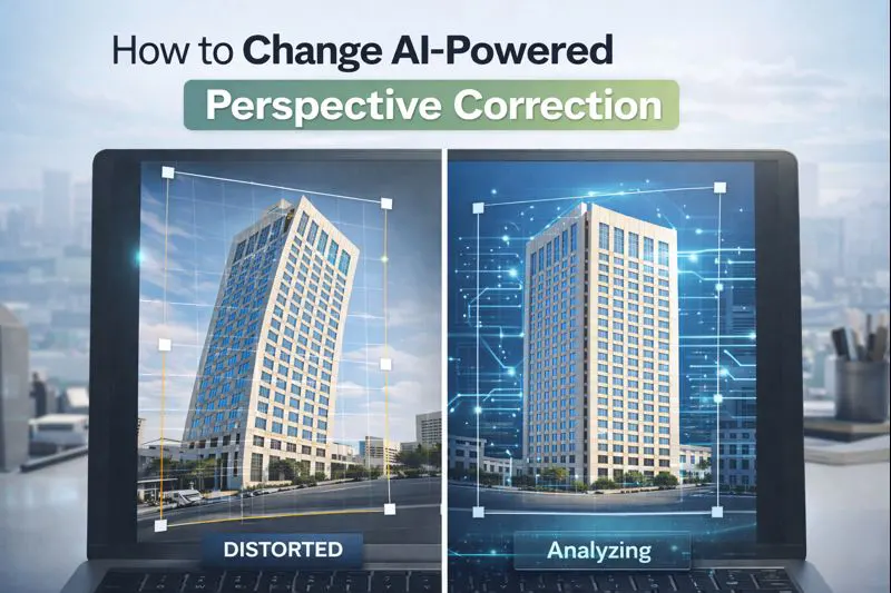 AI-Powered Change Perspective of Image Online