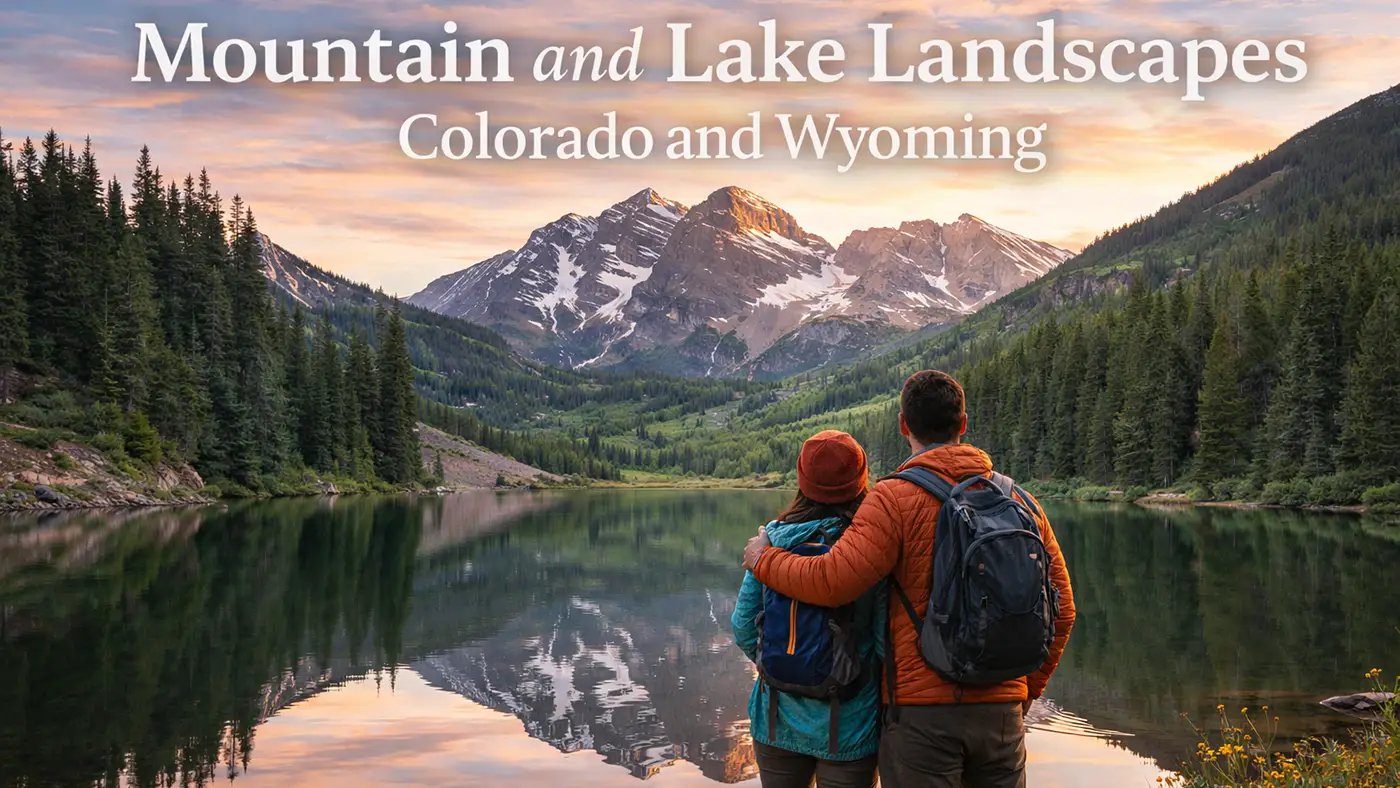 Best Outdoor Photoshoot Locations in USA Mountain and Lake Landscapes