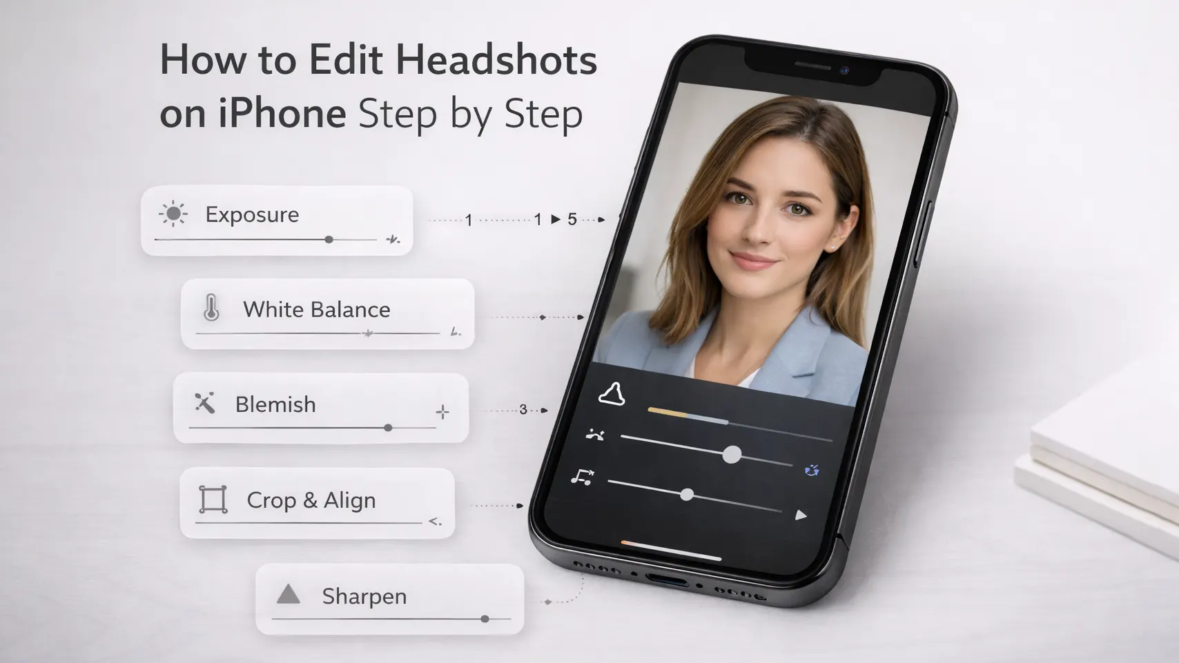How to Edit Headshots on iPhone Step by Step