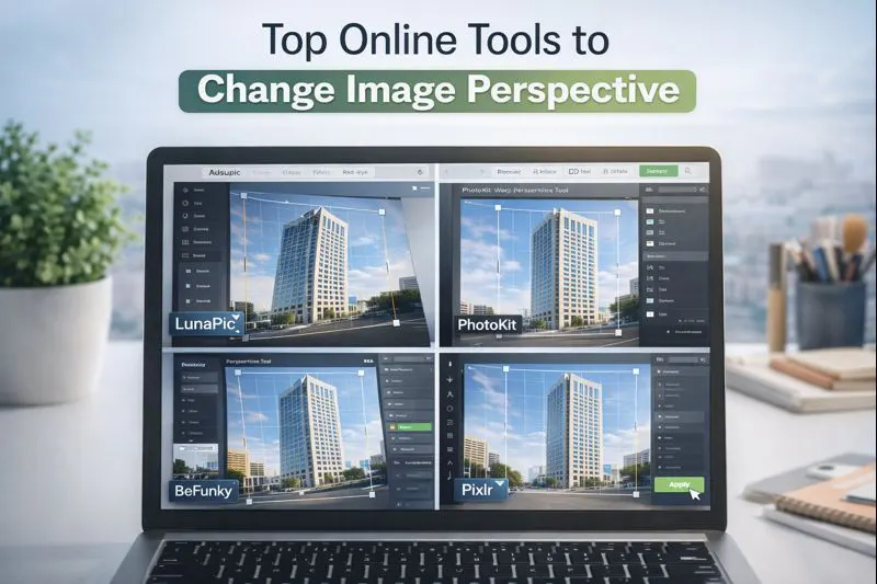 Tools to Change Perspective of Image Online