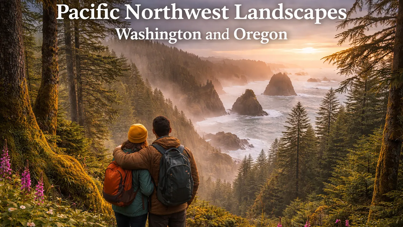 Washington and Oregon Best Outdoor Photoshoot Locations in USA