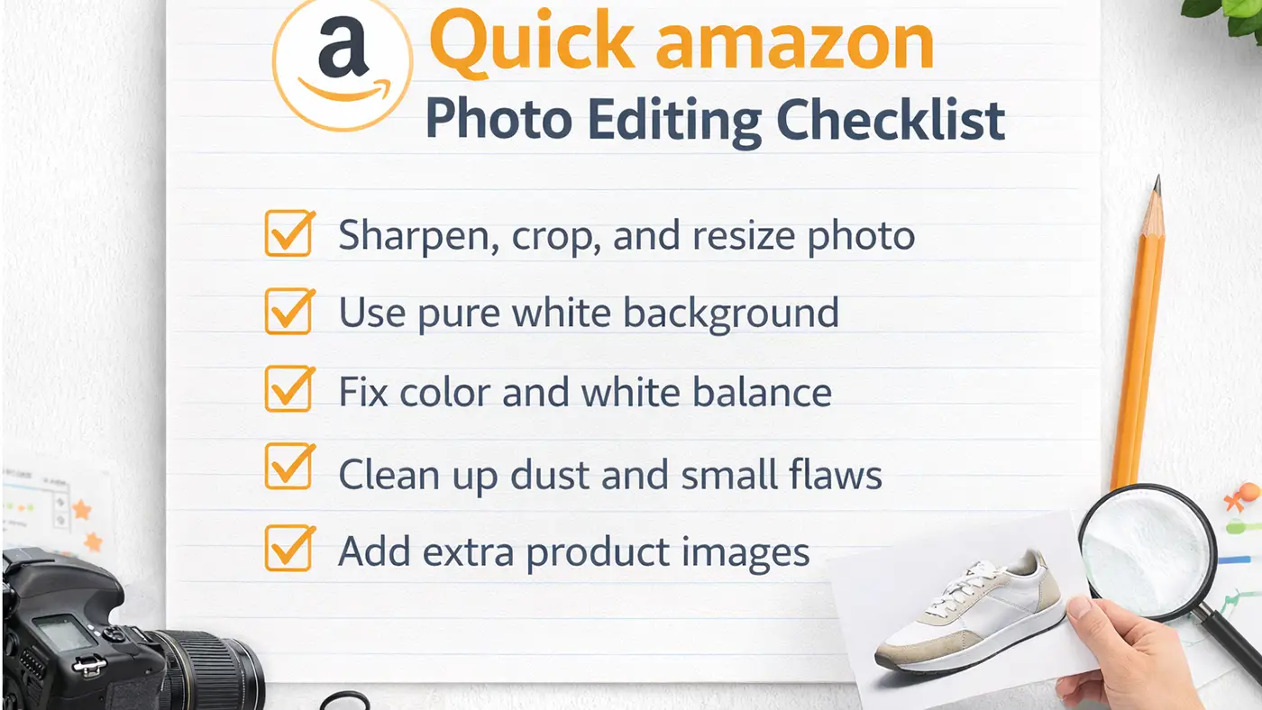 Amazon Product Photo Editing Checklist