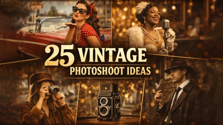 25 Vintage Photoshoot Ideas That Look Stunning in 2026