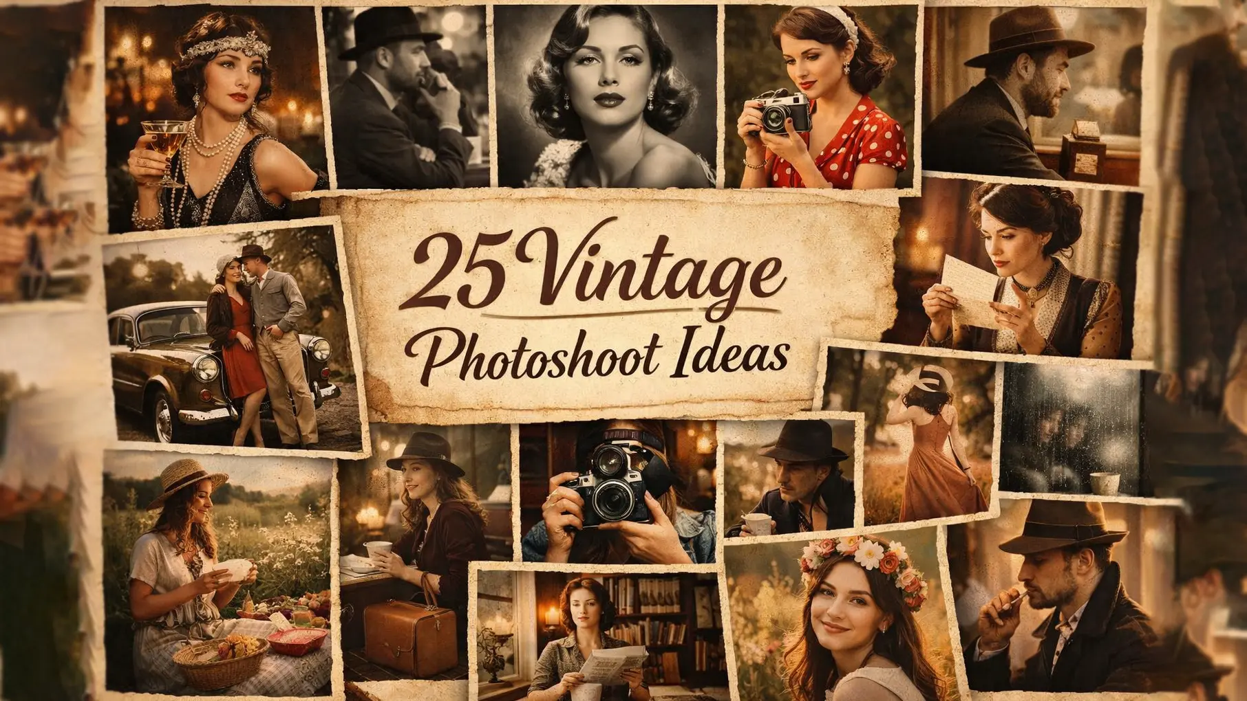 25 Vintage Photoshoot Ideas