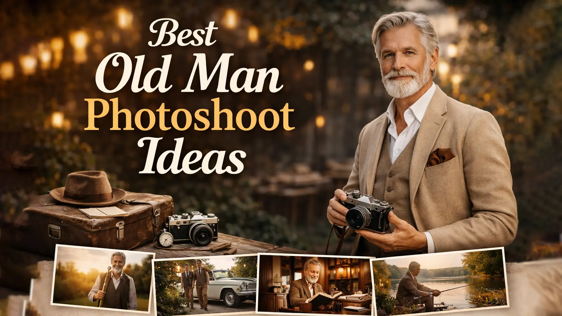 Best Old Man Photoshoot Ideas