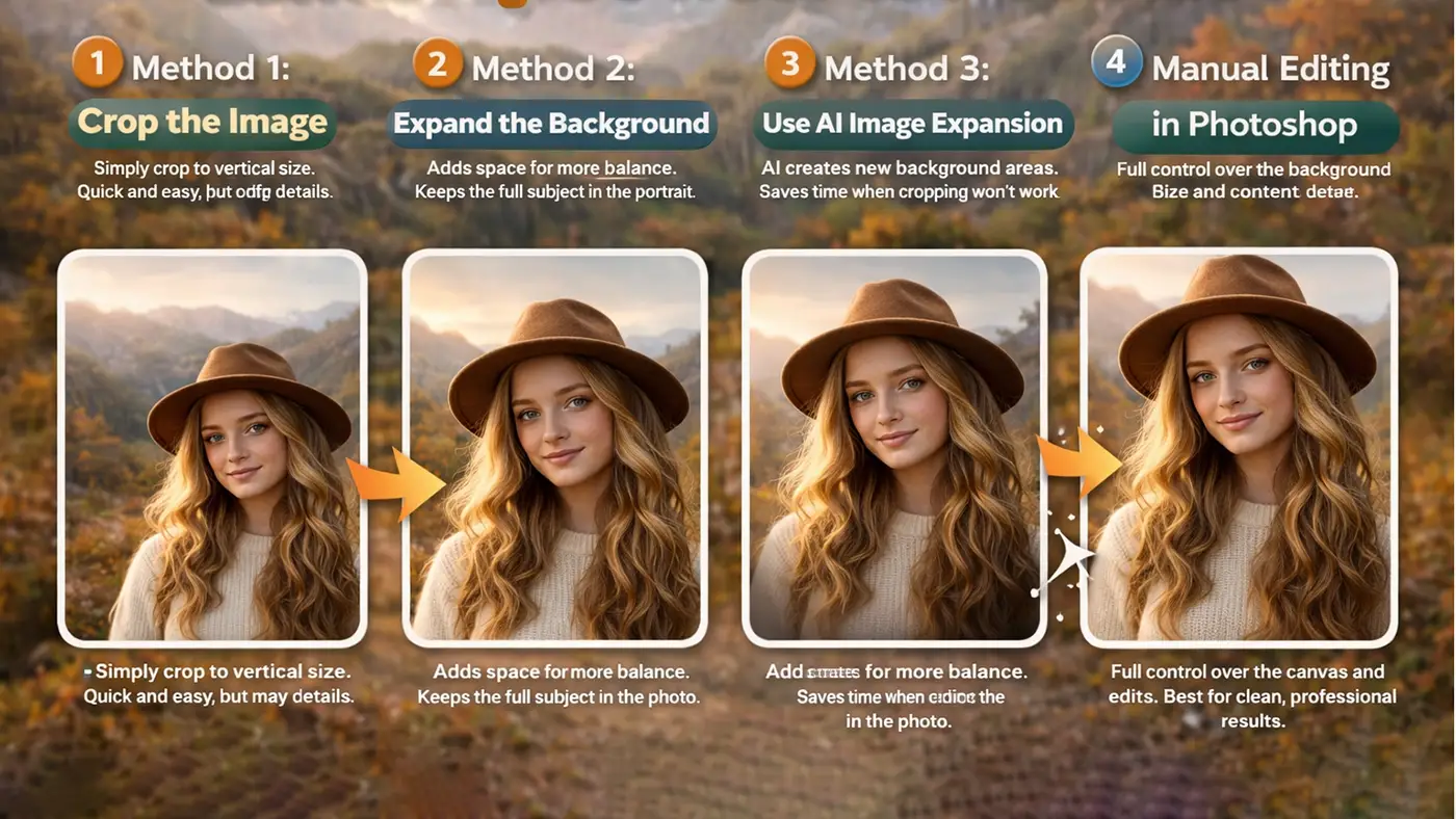 Best Ways to Convert Landscape Photo to Portrait