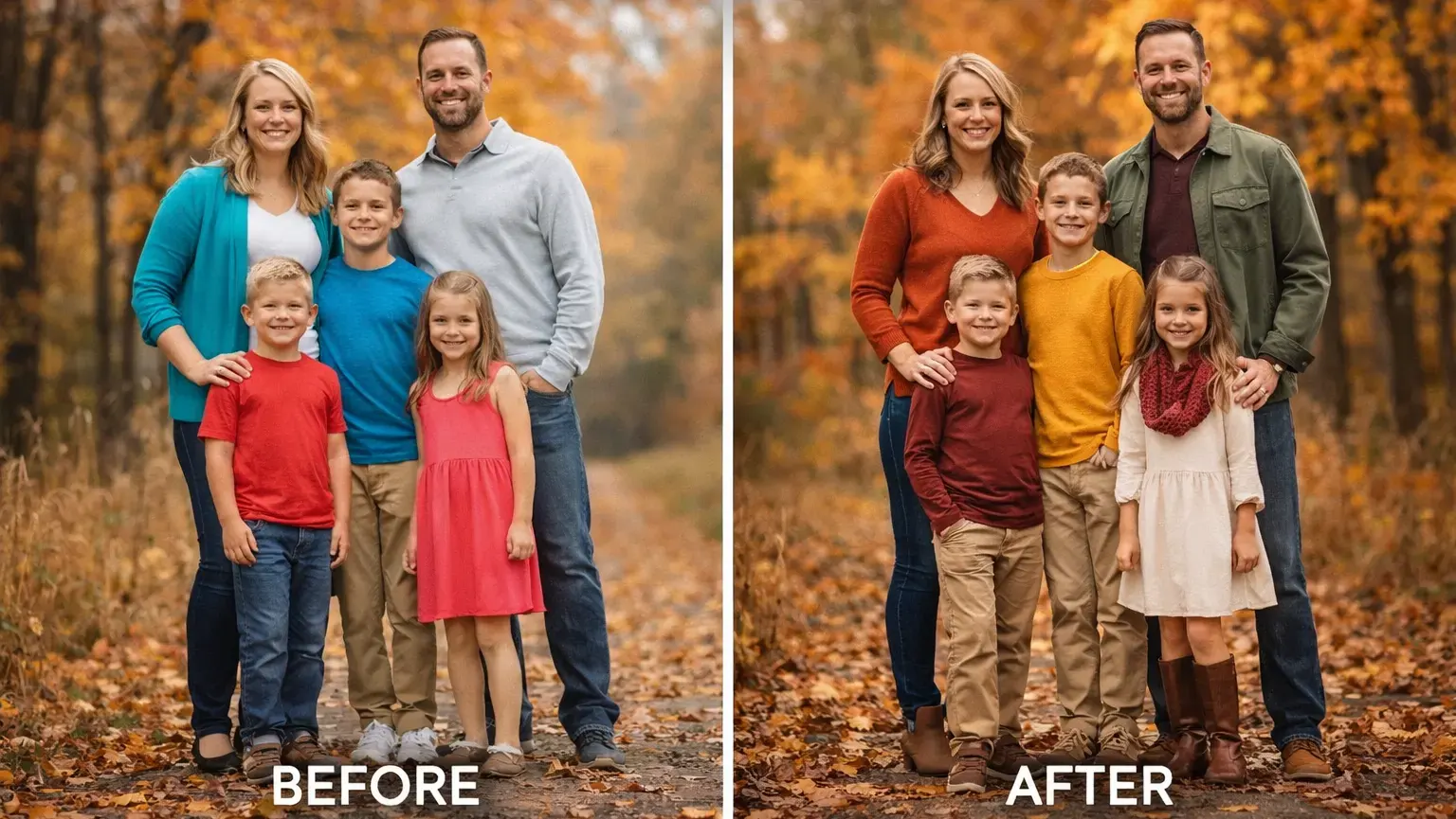 Challenges of Fall Family Photo copy