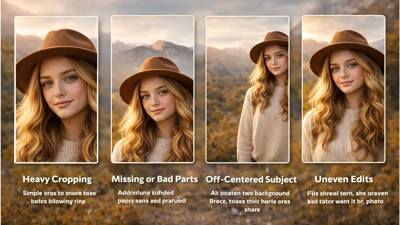 Common Mistakes to Convert Landscape Photo to Portrait