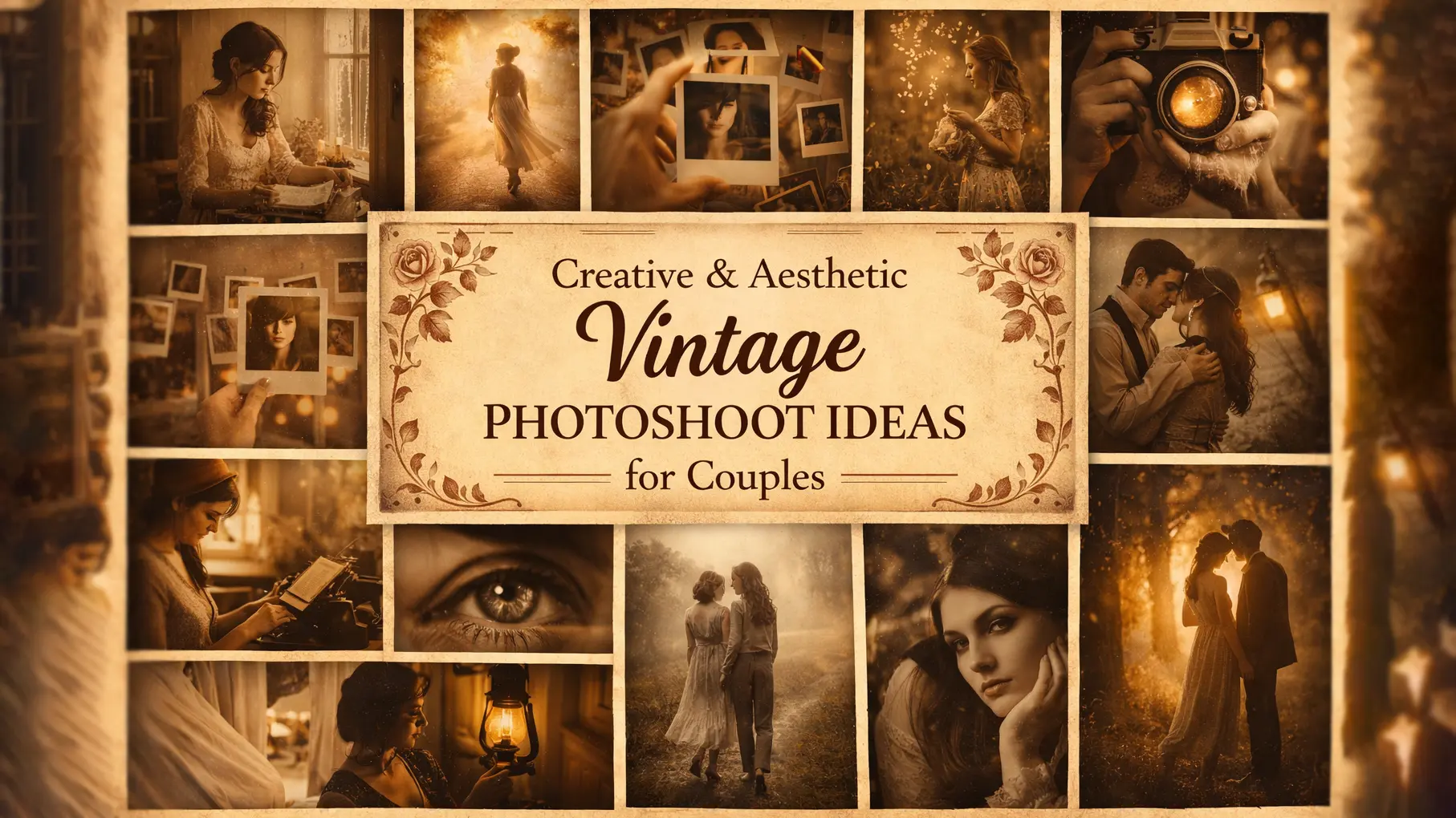 Creative & Aesthetic Vintage Photoshoot Ideas